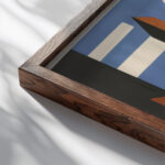 Maquettes de Theatre 6 1930 Alexandra Exter close up dark wood mockup