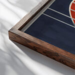 Maquettes de Theatre 7 1930 Alexandra Exter close up dark wood mockup