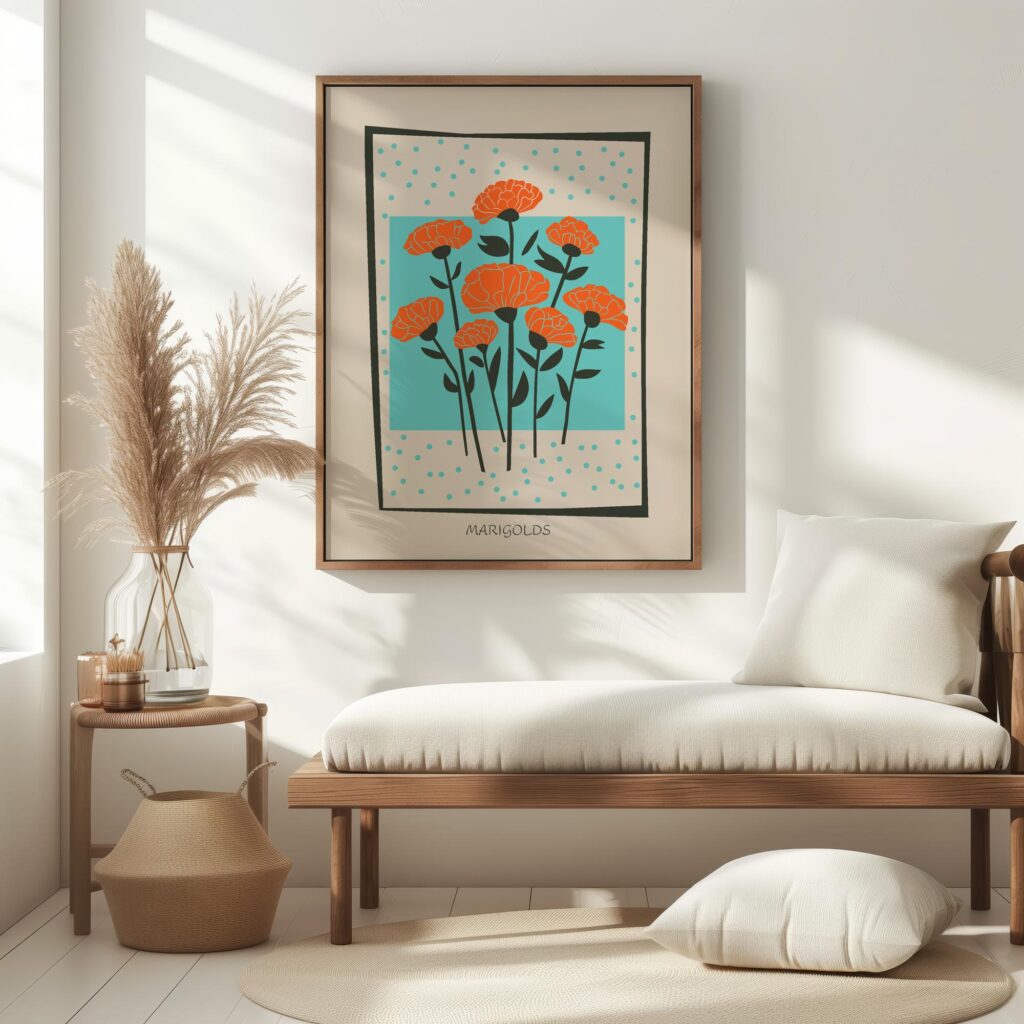Marigolds 5 mockup