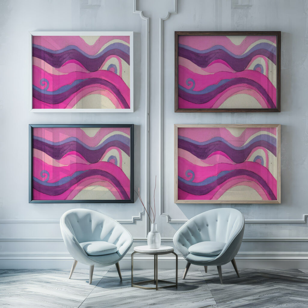 Marina 1911–12 Unknown 2 framed posters mockup