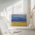 Marine avec bateaux a voiles 1925 Leon Spilliaert 4 mockup