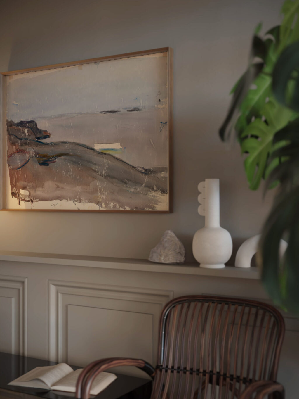 Maritime Landscape 1905 Magnus Enckell video mockup