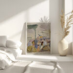 Market in Tunis II 1914 August Macke 4 mockup