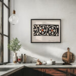 Marmeren inlegwerk met bladeren uit de Santa Croce te Florence 1890 Johanna van de Kamer 6 mockup