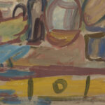 Martwa natura z butelkami i karafka 1936 Sasza Blonder 8 mockup