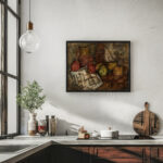 Martwa natura z dzbanem i owocami 1915 Tadeusz Makowski 6 mockup