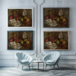 Martwa natura z dzbanem i owocami 1915 Tadeusz Makowski framed posters mockup