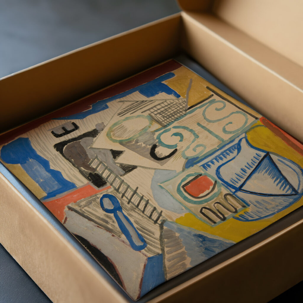 Martwa natura z lyzka 1937 Sasza Blonder video mockup