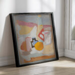 Martwa natura z pomarancza butelka i kalamarzem 1934 Sasza Blonder 4 mockup