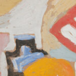 Martwa natura z pomarancza butelka i kalamarzem 1934 Sasza Blonder 8 mockup