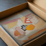 Martwa natura z pomarancza butelka i kalamarzem 1934 Sasza Blonder video mockup