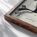 Mary Wigmans Dance 1933 Ernst Ludwig Kirchner close up dark wood mockup