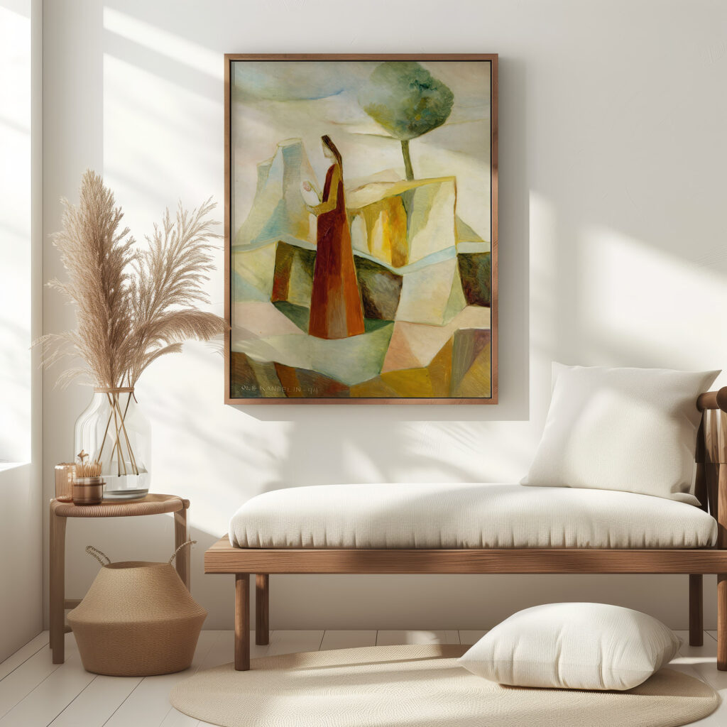 Mary and The Infant Jesus 1944 Ole Kandelin 5 mockup