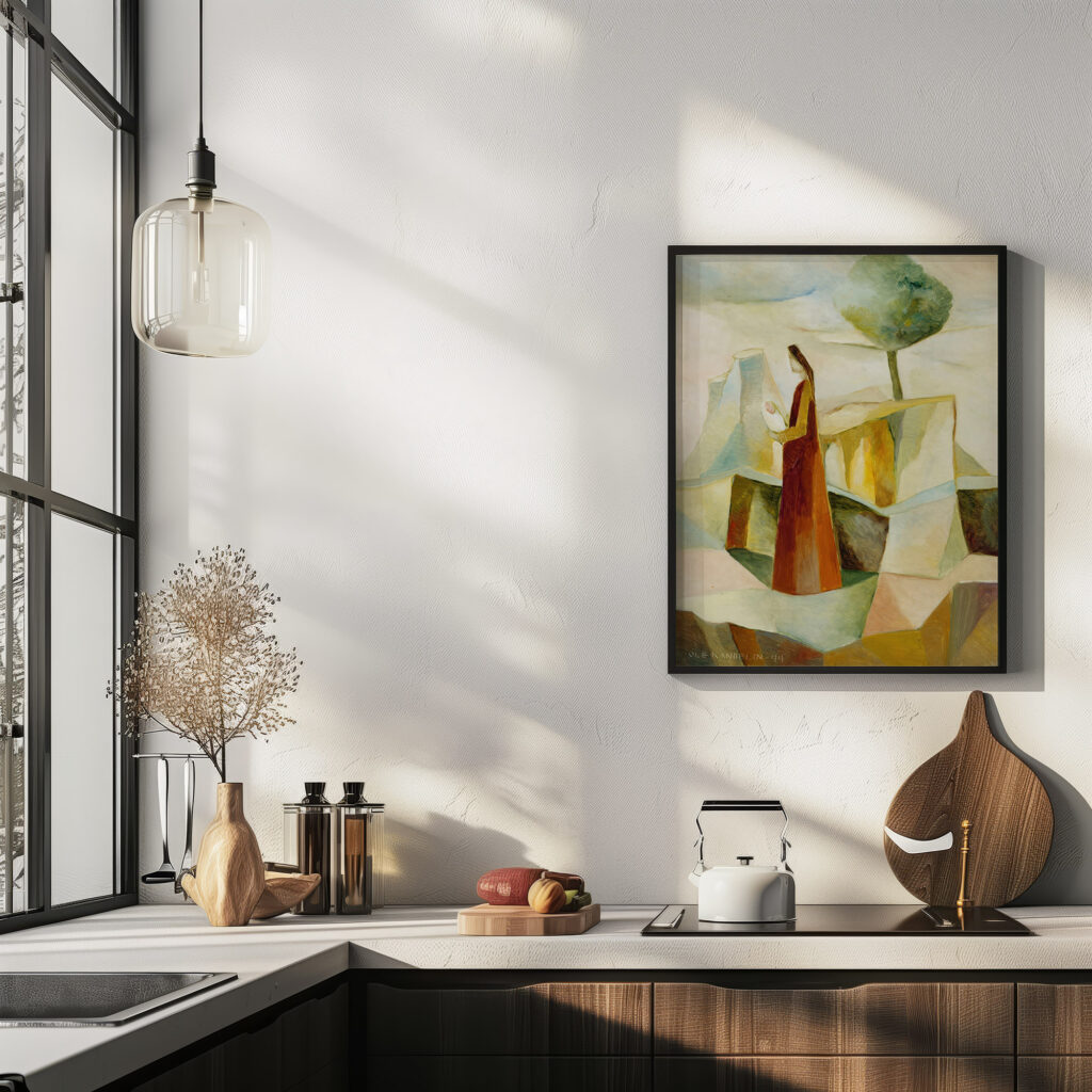 Mary and The Infant Jesus 1944 Ole Kandelin 6 mockup