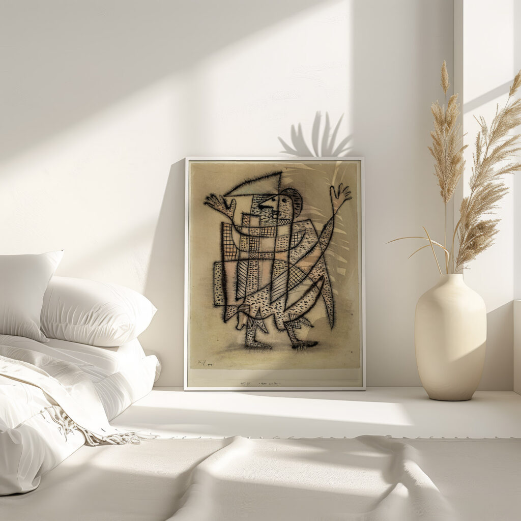 Maske mit Sense 1927 Paul Klee 4 mockup