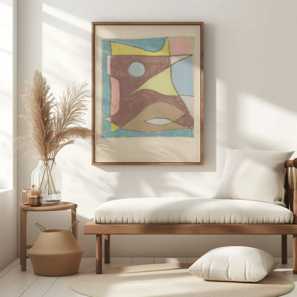 Maske unterwasserfuhrer 1934 Paul Klee 5 mockup