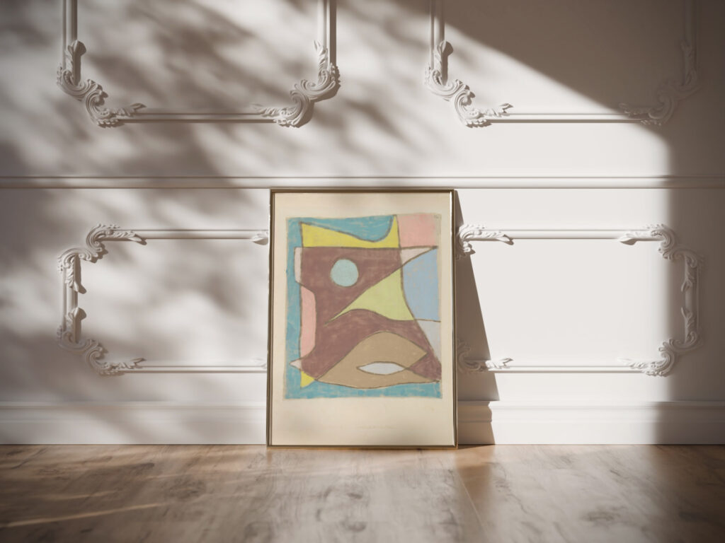 Maske unterwasserfuhrer 1934 Paul Klee video mockup