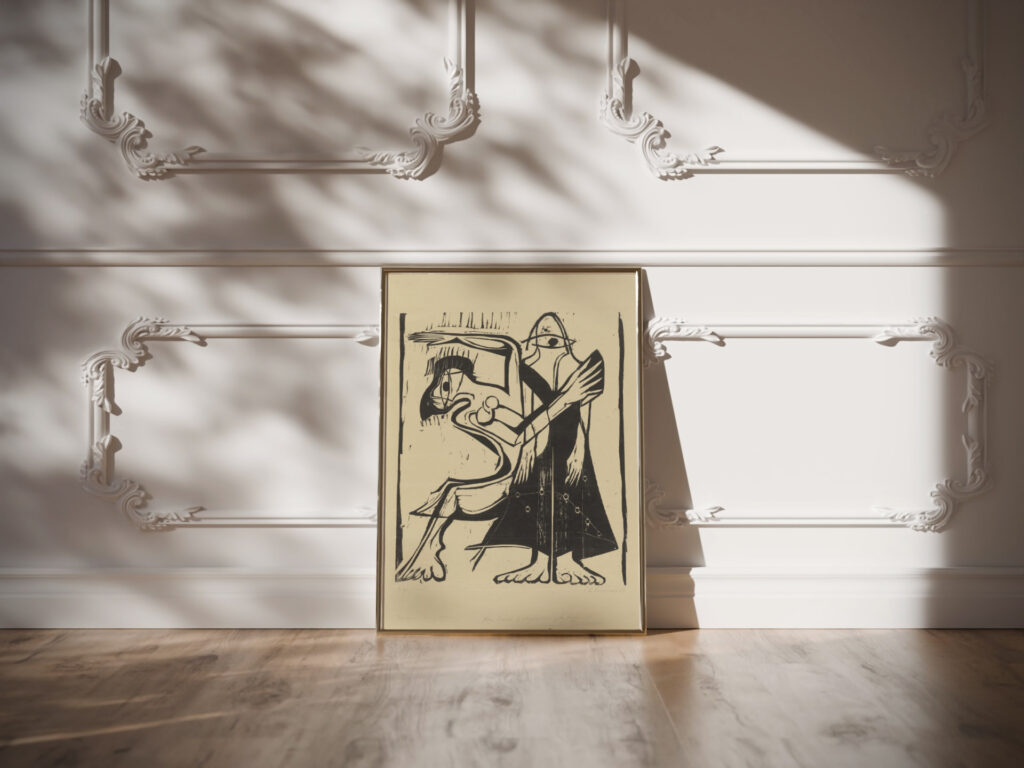 Maskentanz 1928 Ernst Ludwig Kirchner video mockup