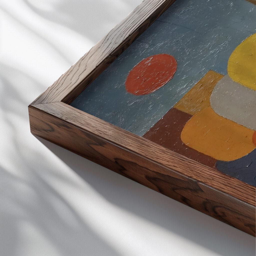 Mass 1931 Franz Wilhelm Seiwert close up dark wood mockup