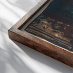 Maternite 1895 – 1896 1895 1896 Edouard Vuillard close up dark wood mockup