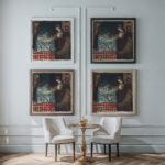 Maternite 1895 – 1896 1895 1896 Edouard Vuillard framed posters mockup