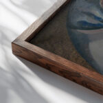 Maternite 1924 Maria Blanchard close up dark wood mockup