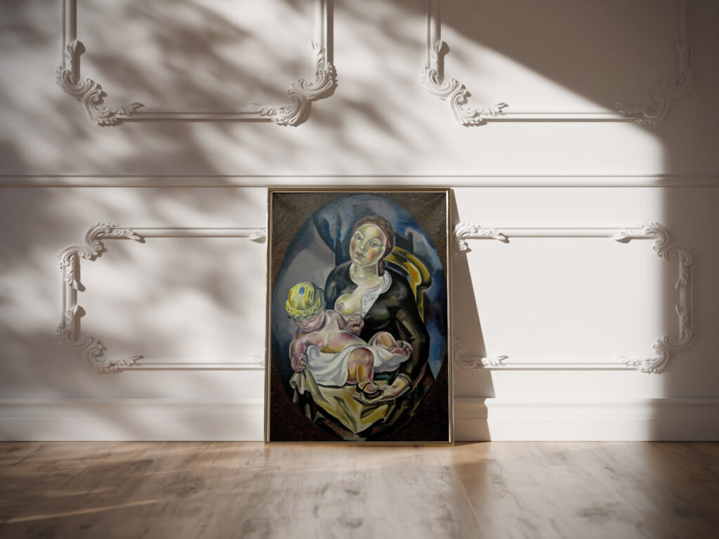 Maternite 1924 Maria Blanchard video mockup