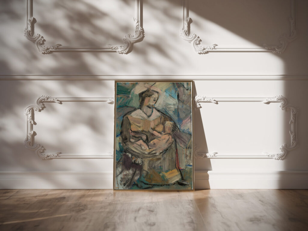 Maternity 1912 Tadeusz Makowski video mockup