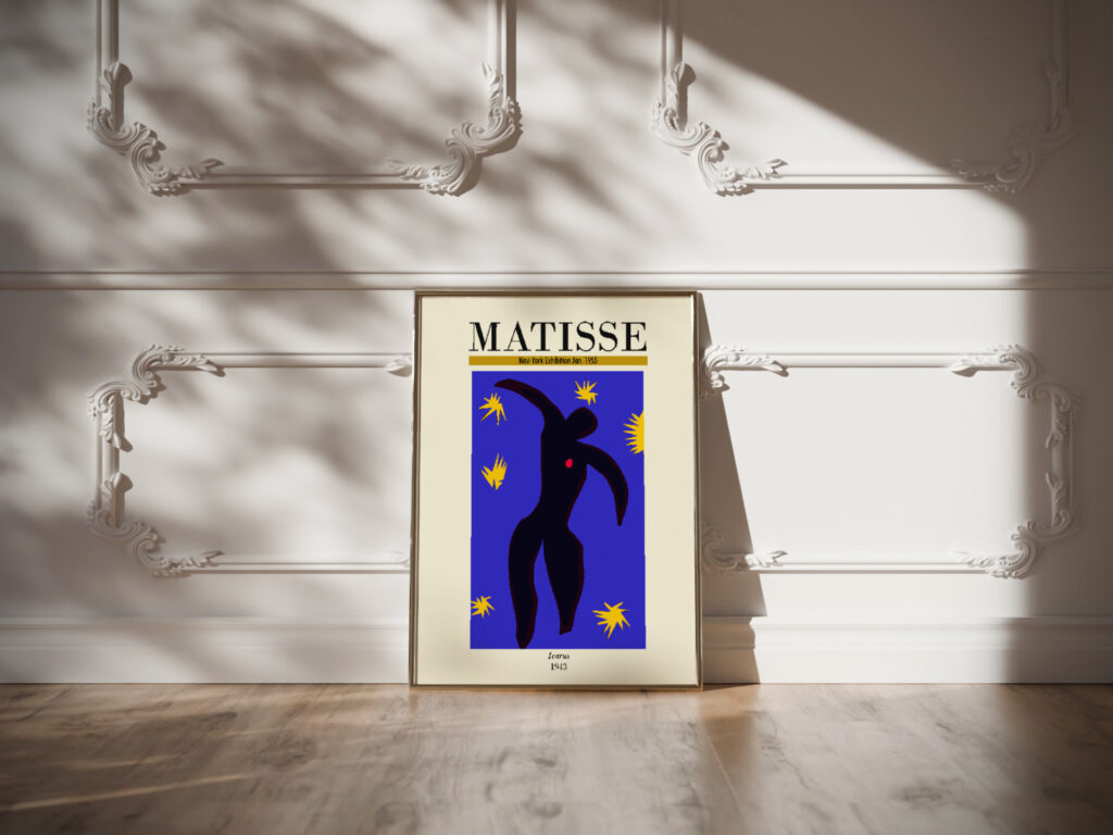 Matisse Icarus 1943 3x4 video mockup
