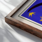 Matisse Icarus 1943.png mockup0 close up dark wood mockup