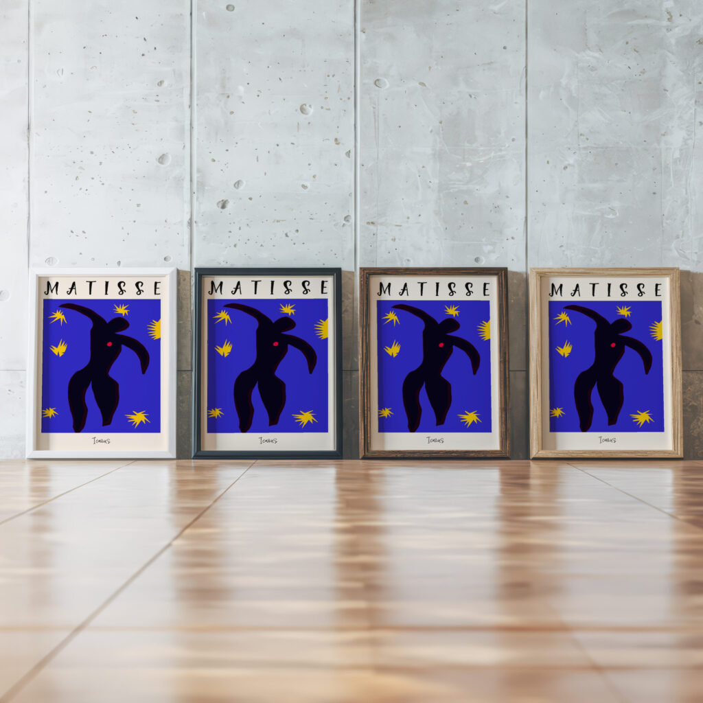 Matisse Icarus 1943.png mockup0 v3 framed posters mockup