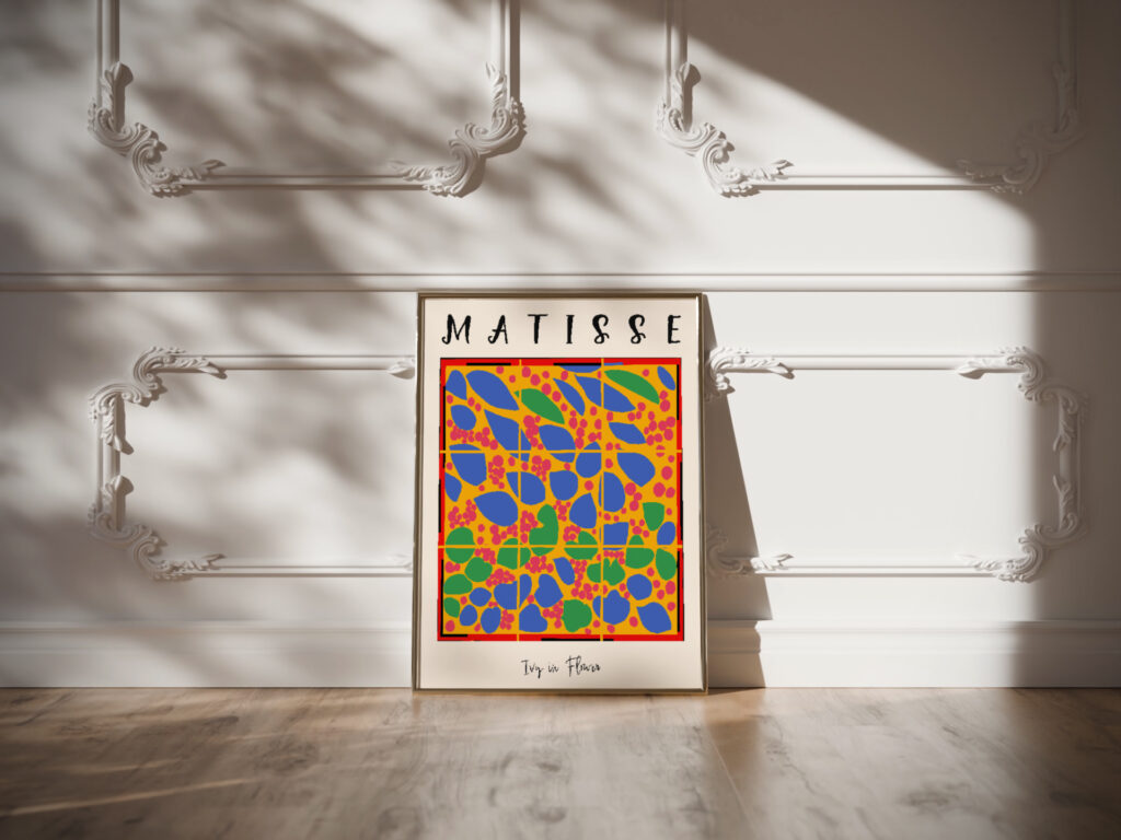 Matisse IvyInflower 1953.png mockup0 v3 video mockup