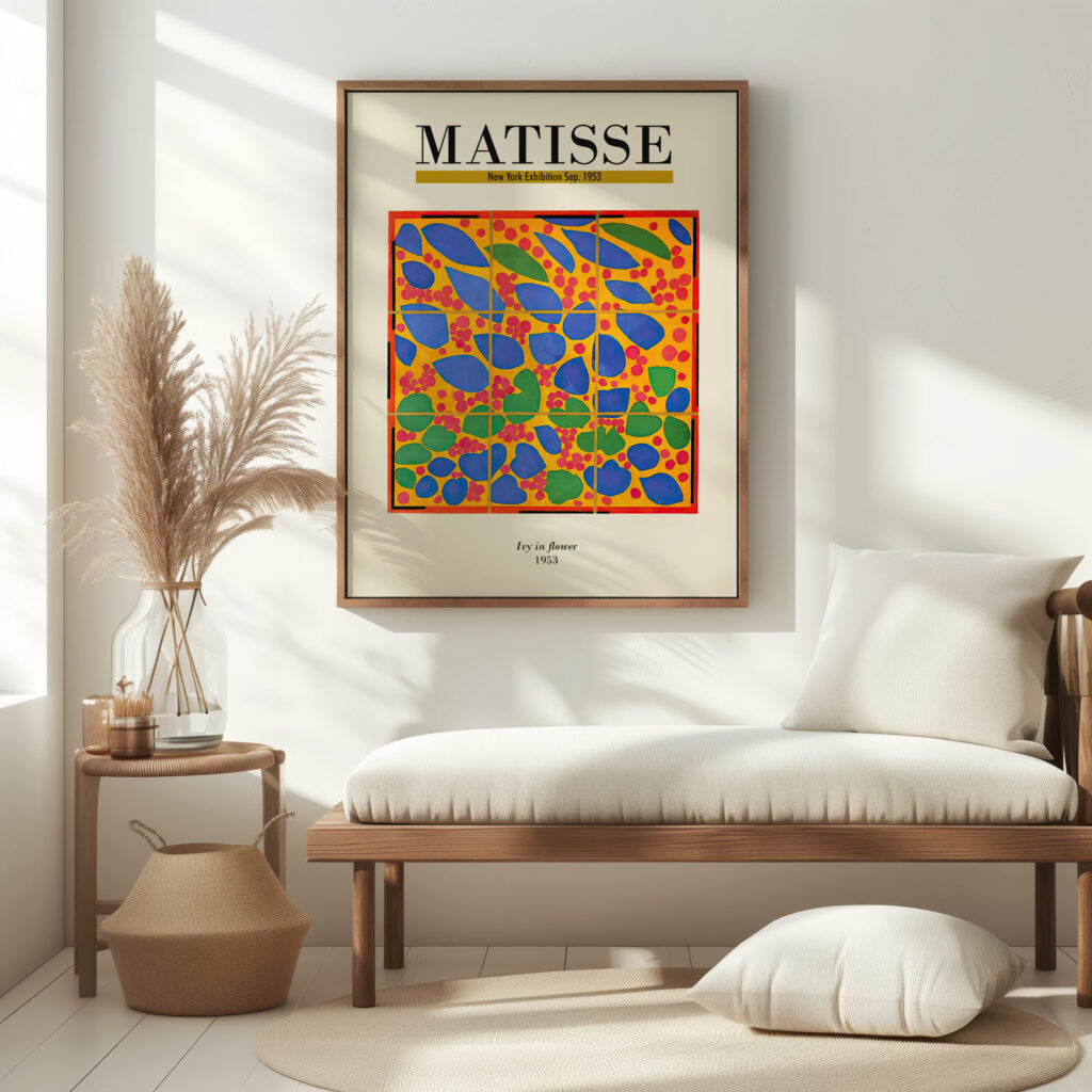 Matisse IvyInflower 1953 3x4 7200x9600 300ppi 5 mockup