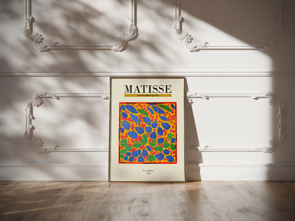Matisse IvyInflower 1953 3x4 7200x9600 300ppi video mockup