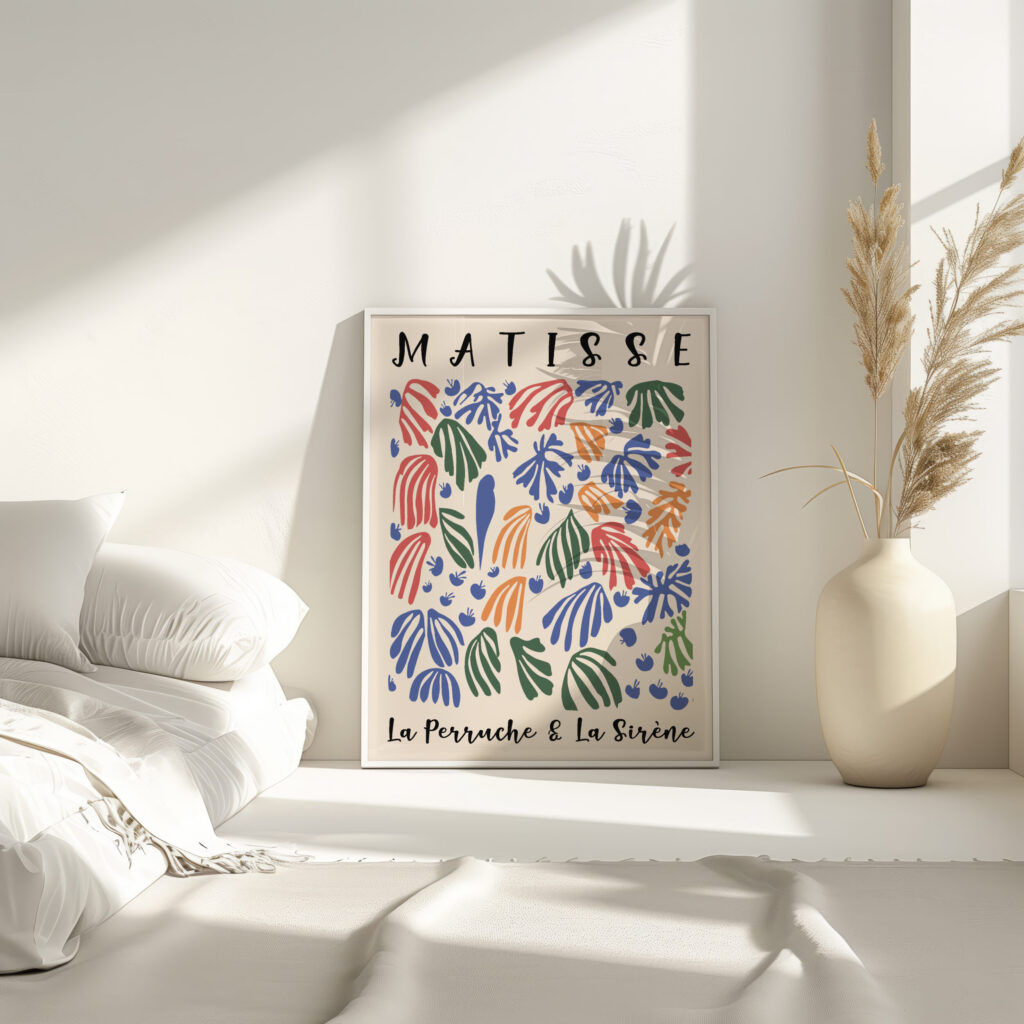Matisse LaPerrucheetLaSirene 1953 3x4.png mockup0 4 mockup