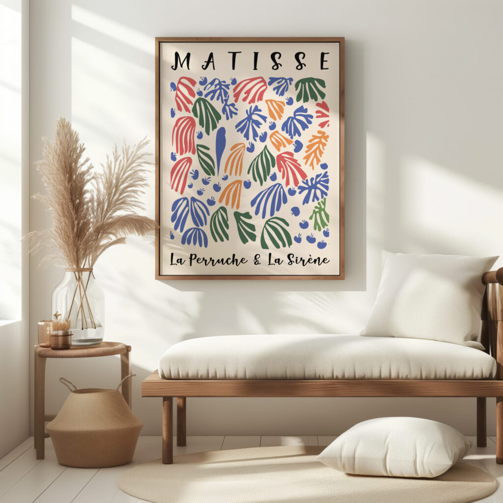 Matisse LaPerrucheetLaSirene 1953 3x4.png mockup0 5 mockup
