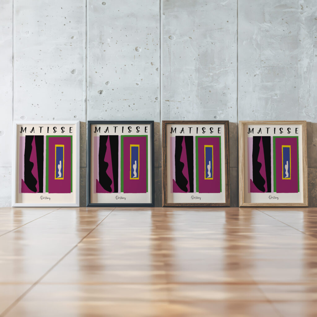 Matisse LeDestin 1943.png mockup0 v3 framed posters mockup