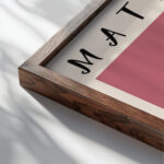 Matisse Papercut 1947.png mockup0 v3 close up dark wood mockup