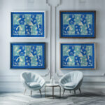 Matisse PolynesiatheSea 1946 3x4 framed posters mockup