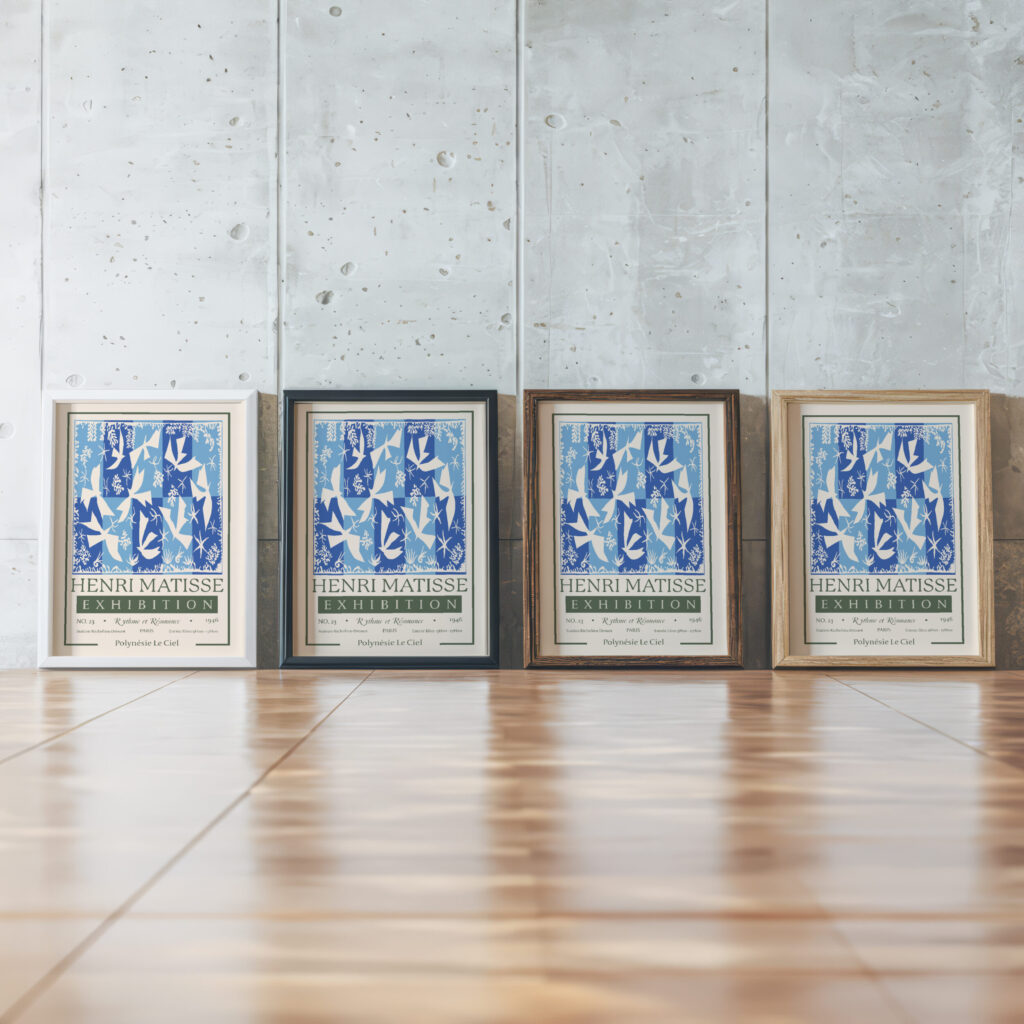 Matisse PolynesiatheSky 1946 4x3i.png mockup0 framed posters mockup