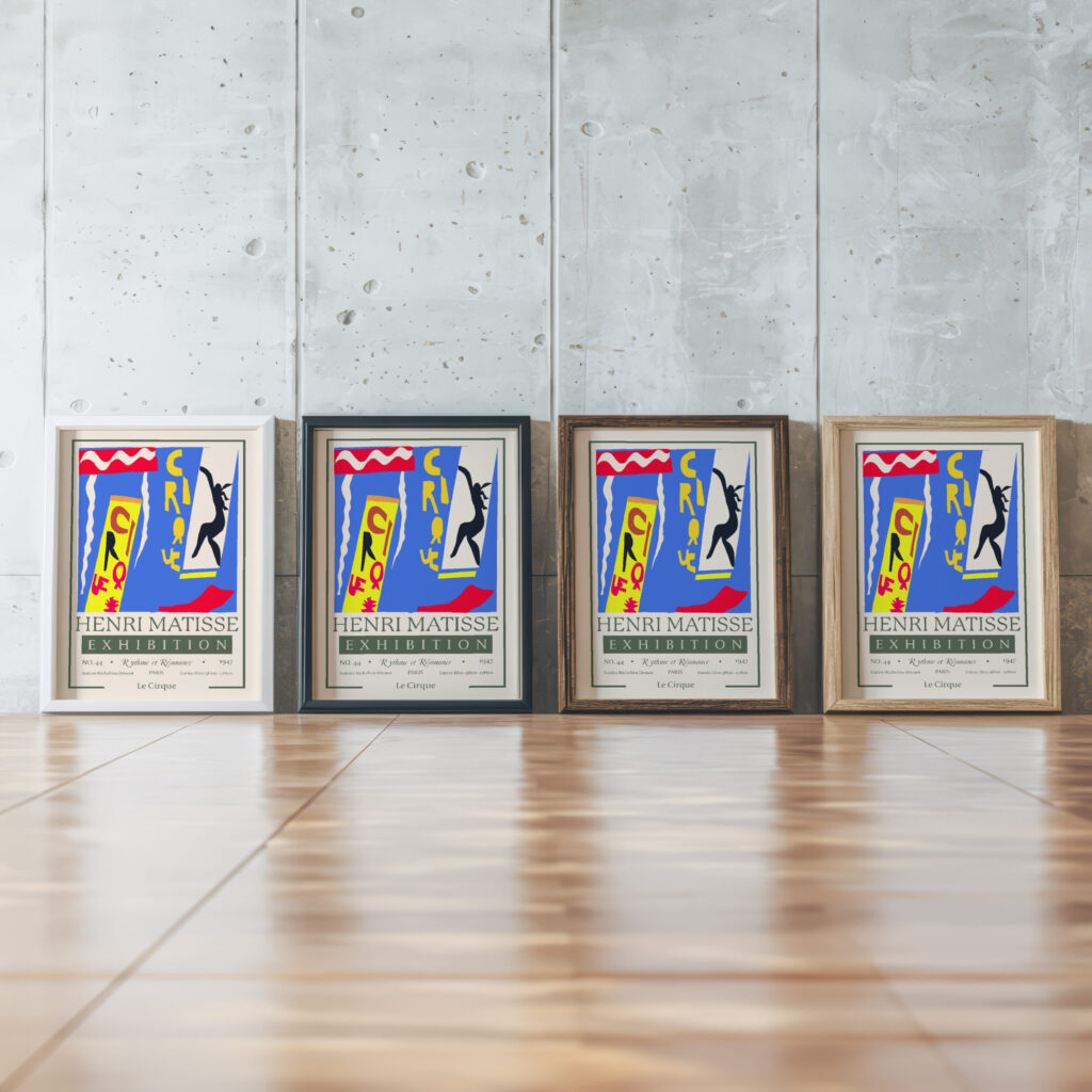 Matisse TheCircus 1947.png mockup0 framed posters mockup