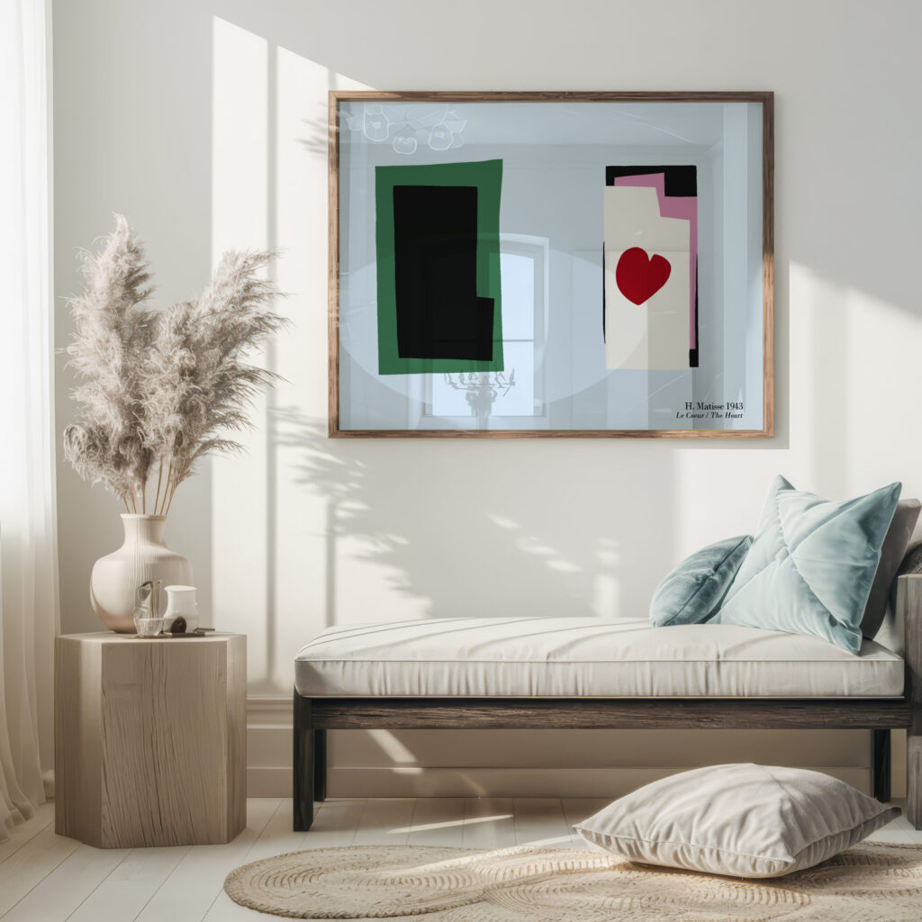 Matisse TheHeart 1943 3x4 5 mockup