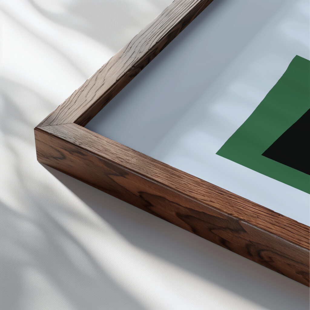 Matisse TheHeart 1943 3x4 close up dark wood mockup