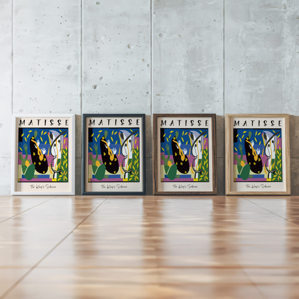 Matisse TheKingSadness 1952.png mockup0 v3 framed posters mockup