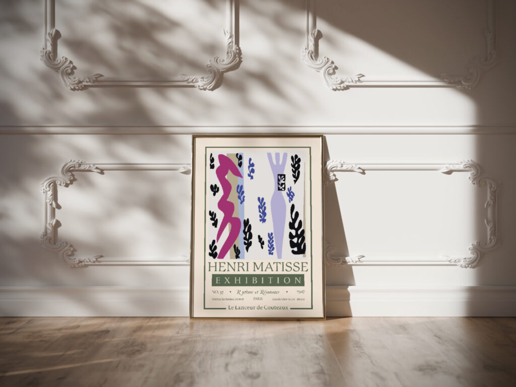 Matisse TheKnifeThrower 1947.png mockup0 video mockup