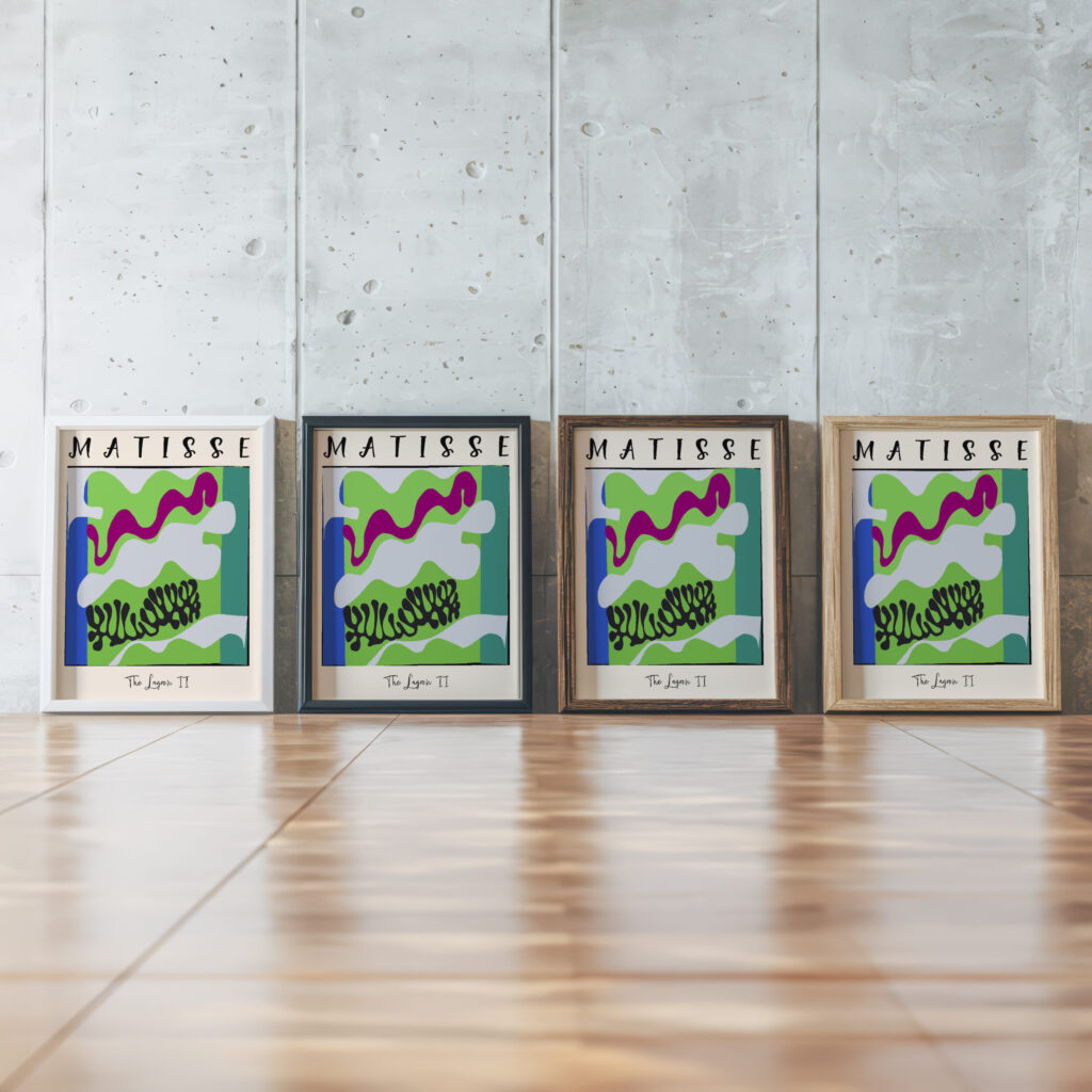 Matisse TheLagoonII 1947.png mockup0 v3 framed posters mockup