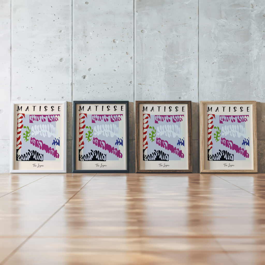 Matisse TheLagoon 1947.png mockup0 v3 framed posters mockup