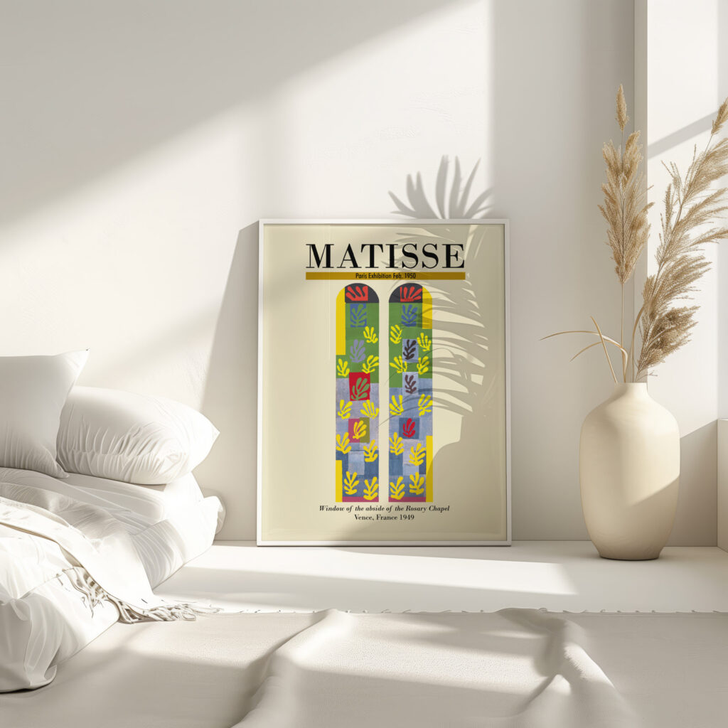 Matisse absideofrosarychapel 1947 3x4 4 mockup