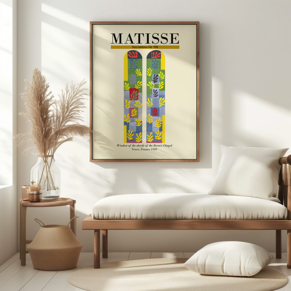 Matisse absideofrosarychapel 1947 3x4 5 mockup