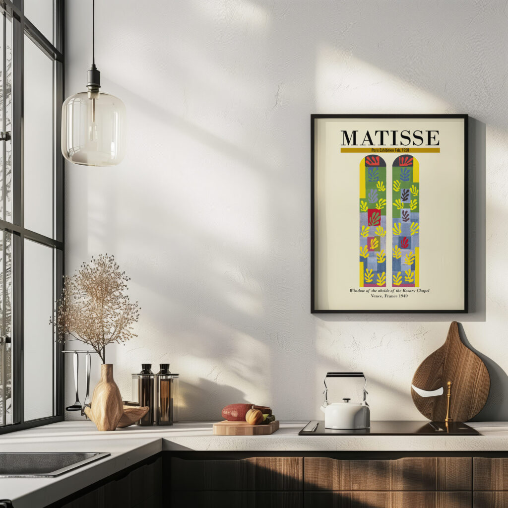 Matisse absideofrosarychapel 1947 3x4 6 mockup